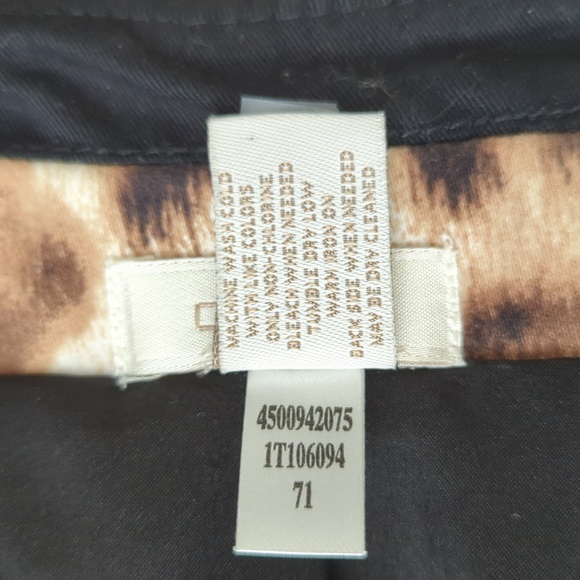 Chico's Animal Print and Patent Leather Jacket Size 1 - Picture 11 of 11